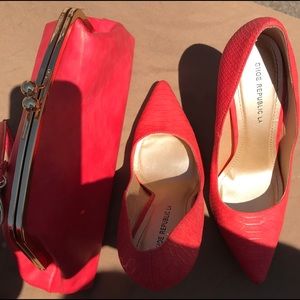 Shoes and matching bag